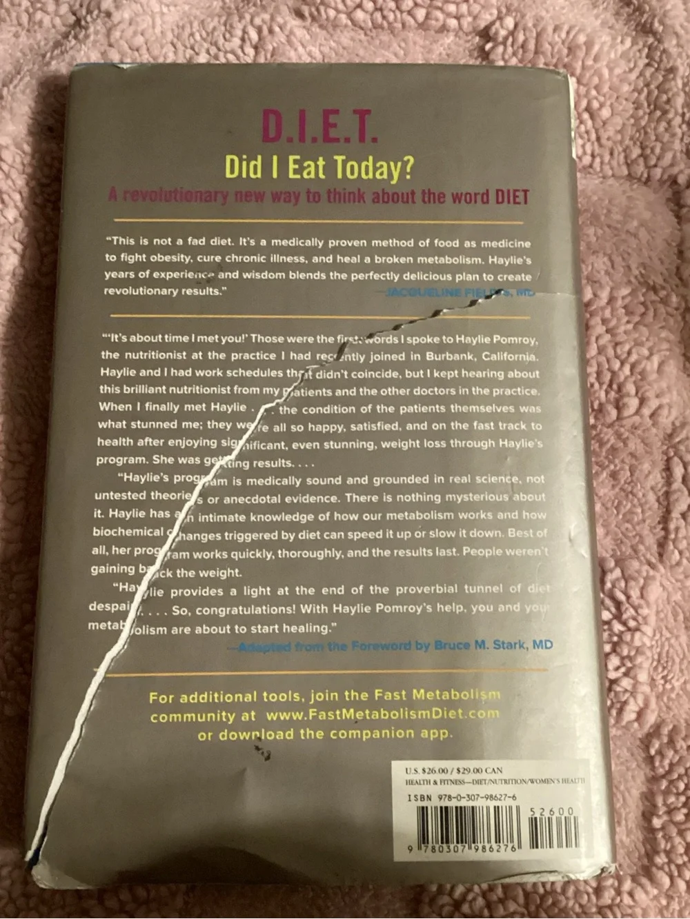 The Fast Metabolism Diet 2013 Hardback Health Lifestyle Book